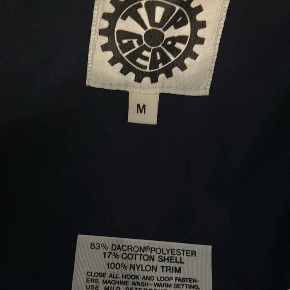 Navy blue Top Gear waterproof bibs - Picture 2 of 2